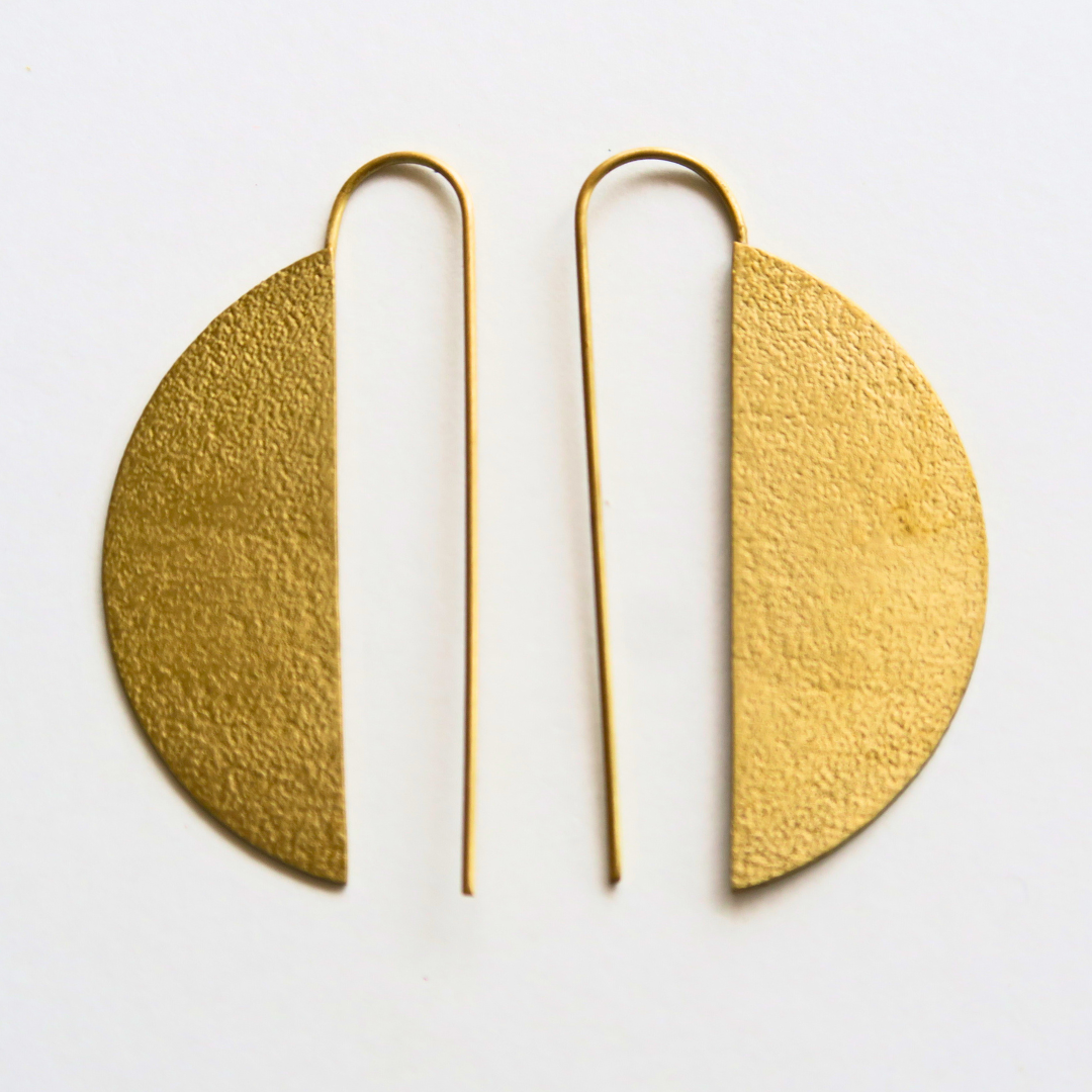 Jimbaran Half Moon Earrings